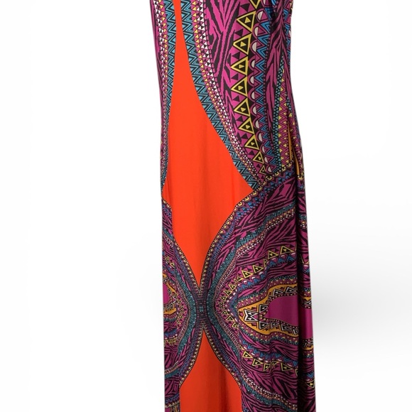 Elegant Multicolor Maxi Dress (item#10147) - Picture 4 of 9